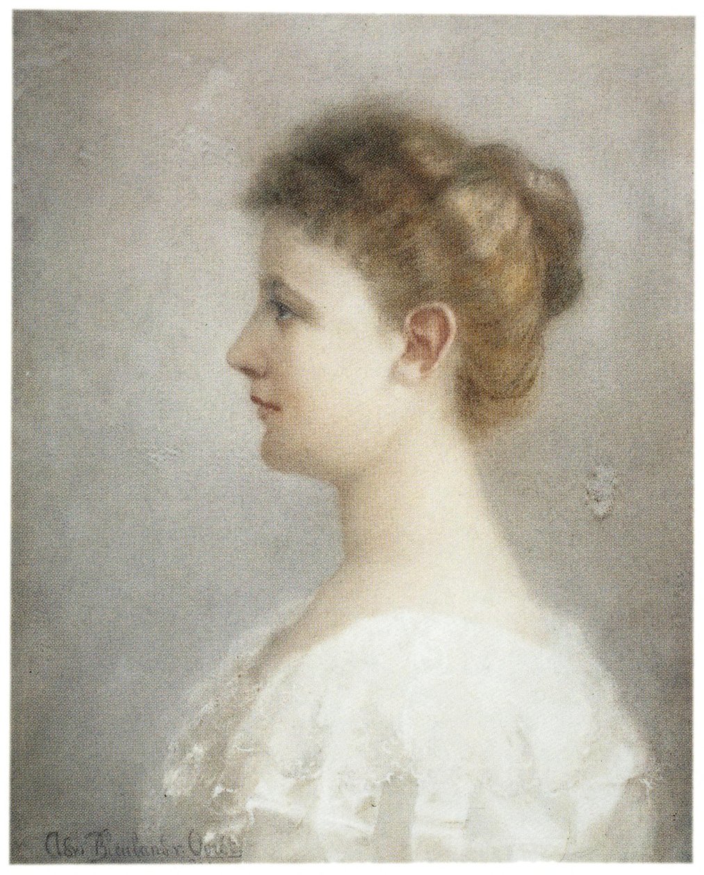 Retrato de Wilhelmina van Oranje-Nassau de Adri Bleuland van Oordt