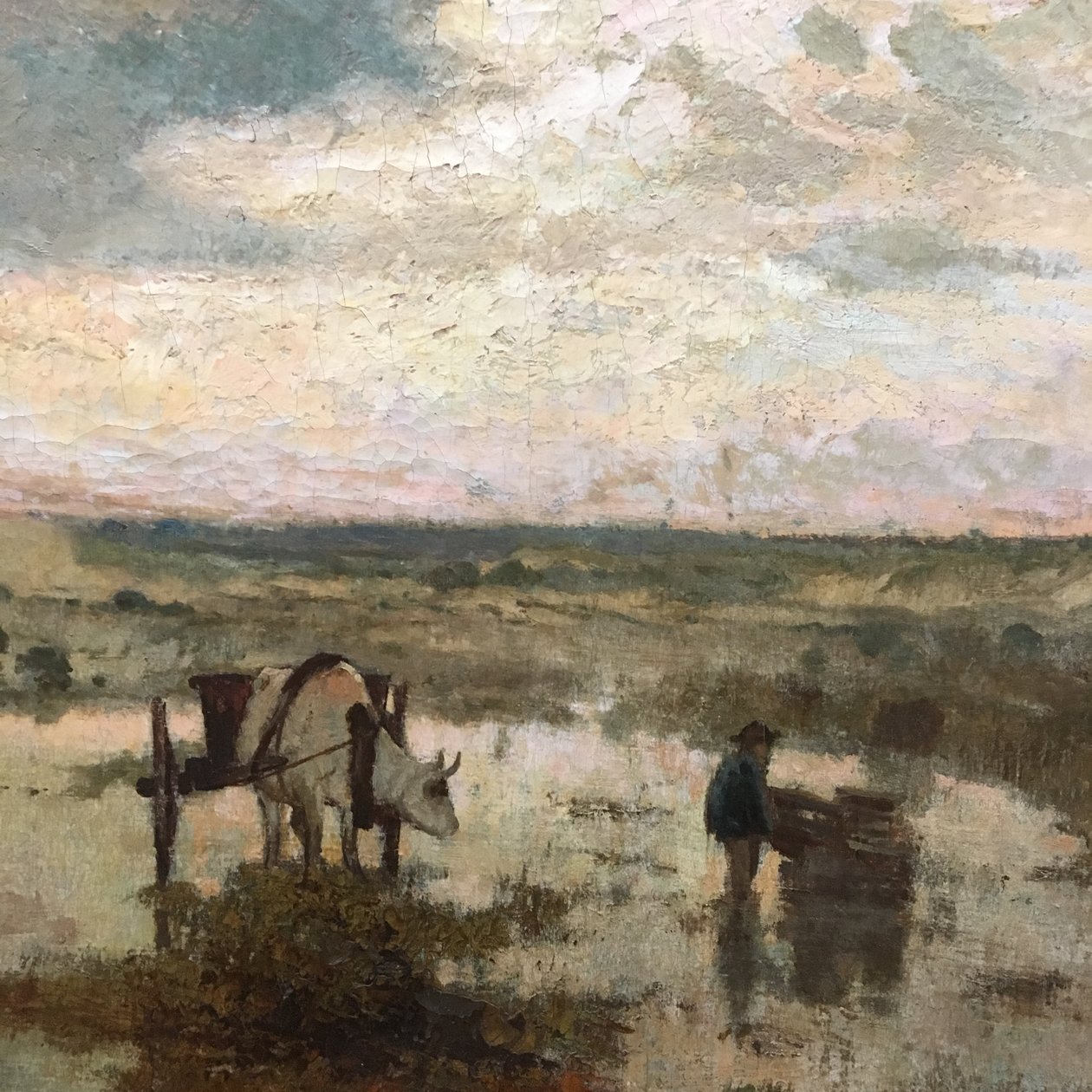 Pôr do sol no charneca de Adriaan Josef Heymans