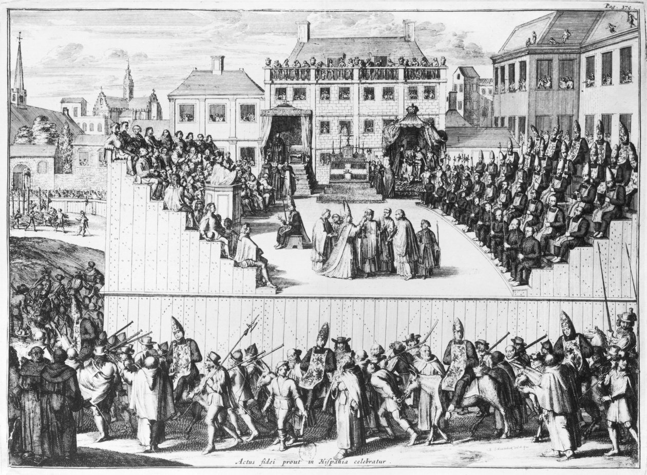 Julgamento de Inquisição na Espanha de Adriaan Schoonebeek