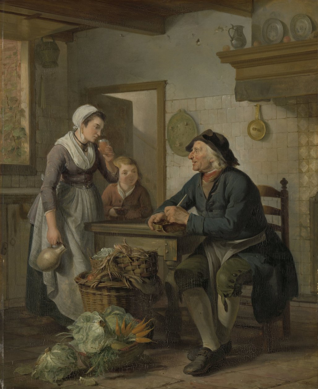 Visita matinal de Adriaan de Lelie