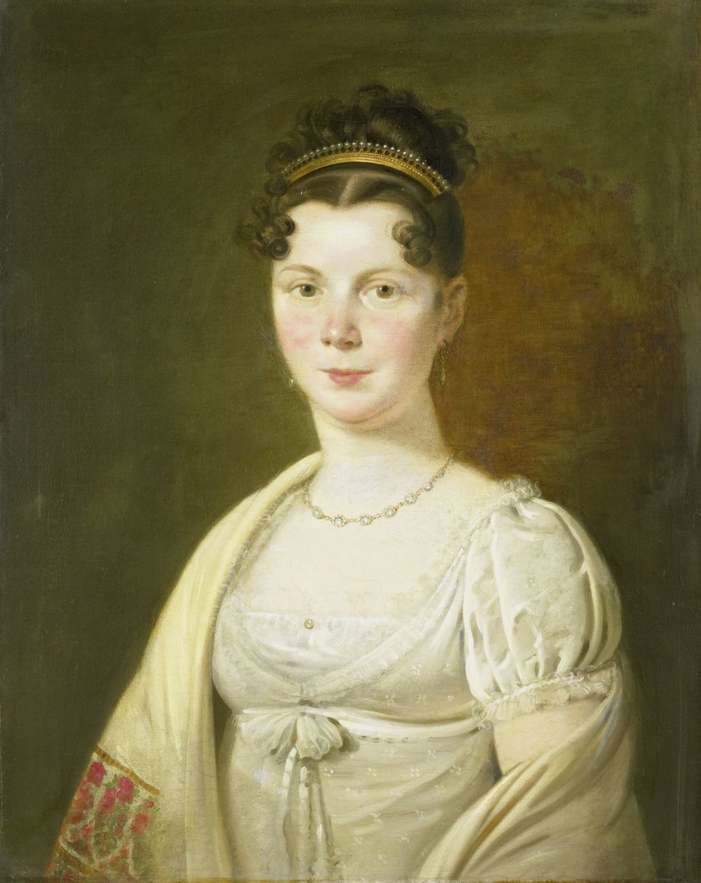 Retrato de Wilhelmina Maria Haack (1786-1857), quarta Esposa de Gerrit Verdooren de Adriaan de Lelie