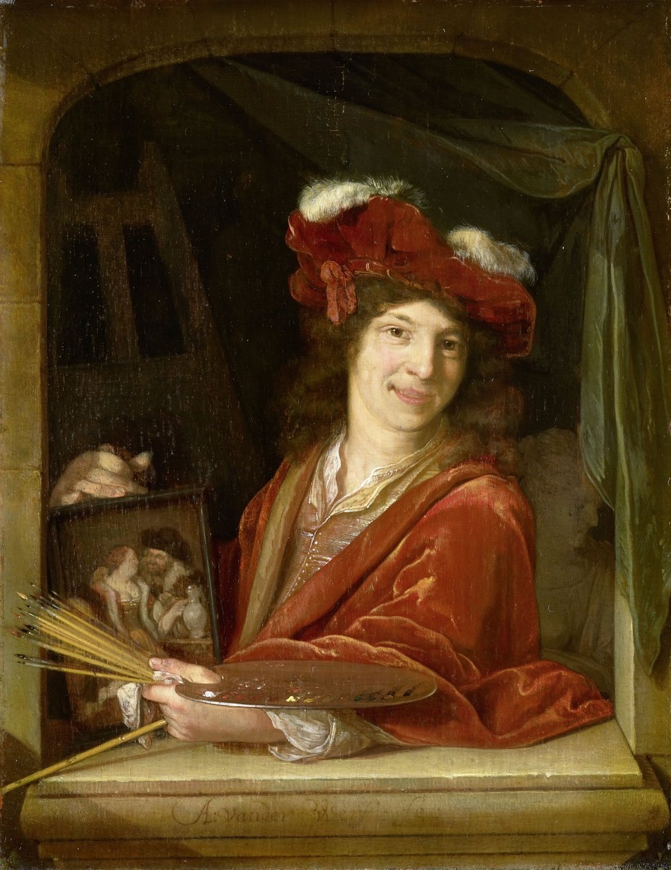 Um jovem pintor de Adriaan van der Werff
