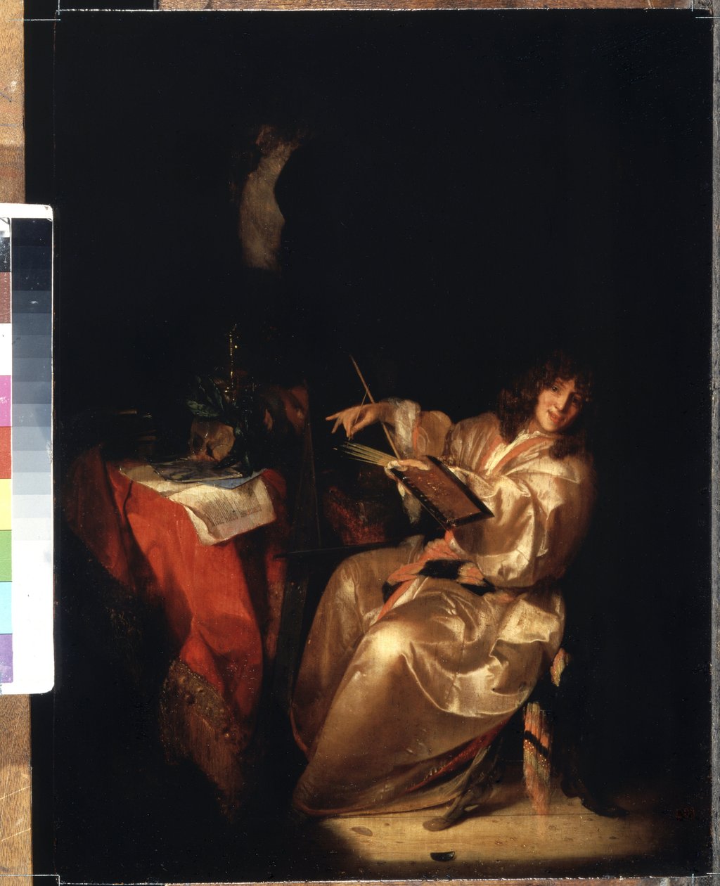 Auto-retrato. Pintura de Adriaen van der Werff (1659-1722). Óleo sobre madeira, 38,5 x 29 cm de Adriaan van der Werff