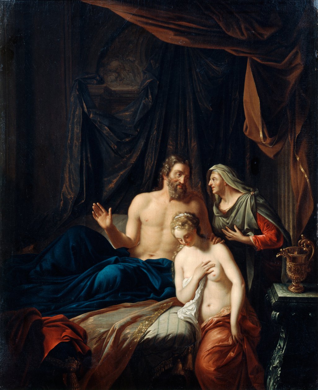 Sarah Apresentando Hagar a Abraão, final do século XVIII de Adriaan van der Werff