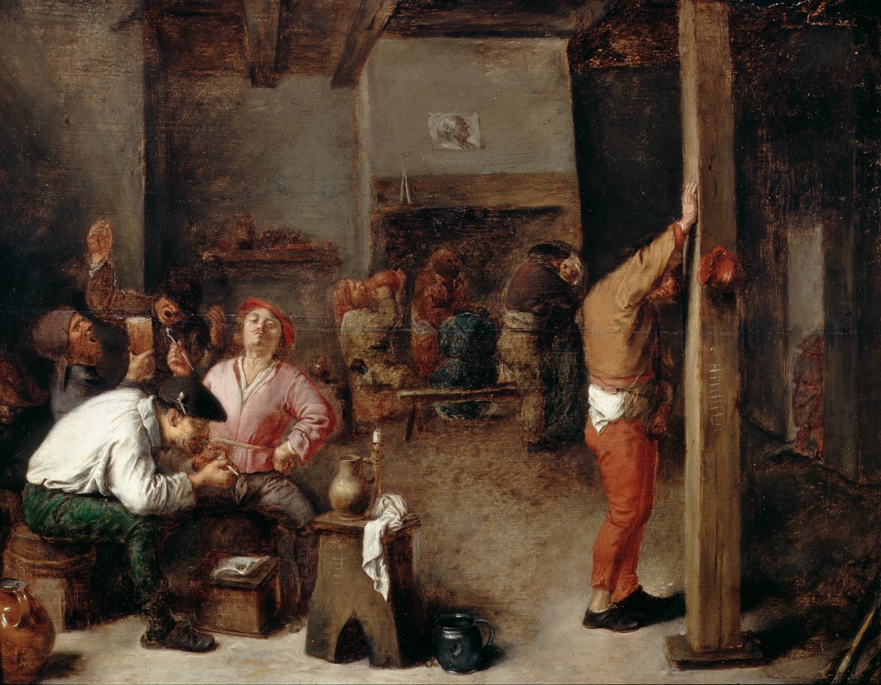 Interior de uma taberna de Adriaen Brouwer