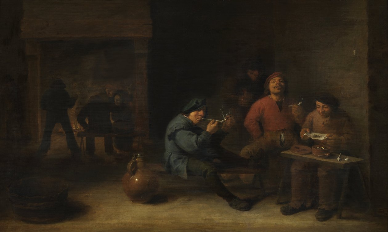 fumante de Adriaen Brouwer