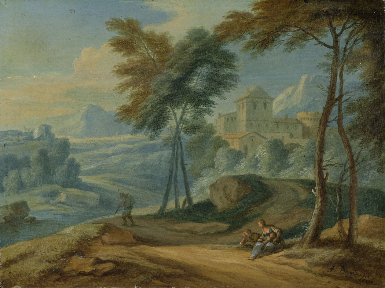 Paisagem montanhosa de Adriaen Frans Boudewyns