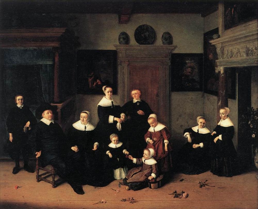 Retrato de família de Adriaen Jansz. van Ostade