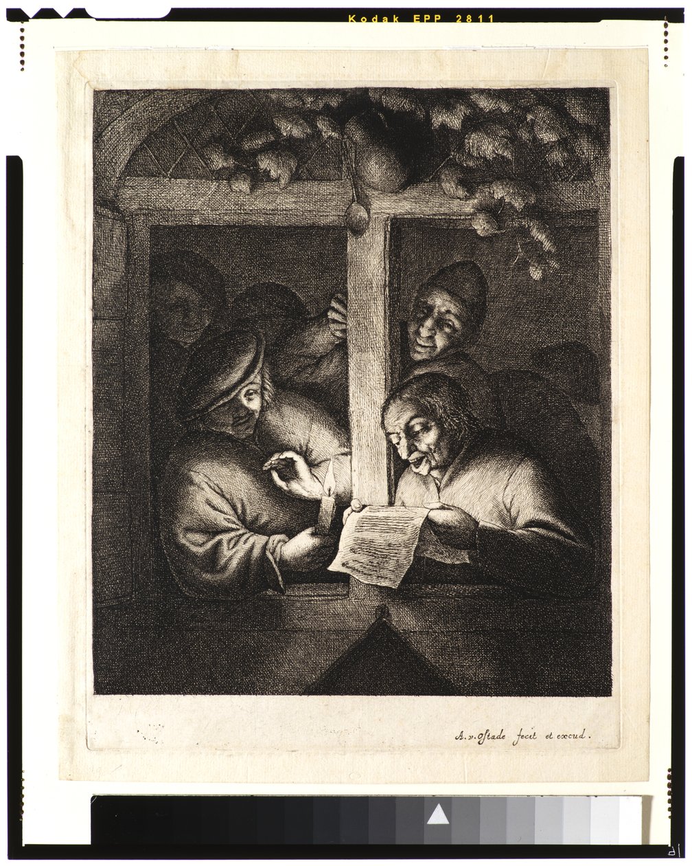 Os cantores (retóricos), c.1667 de Adriaen Jansz. van Ostade