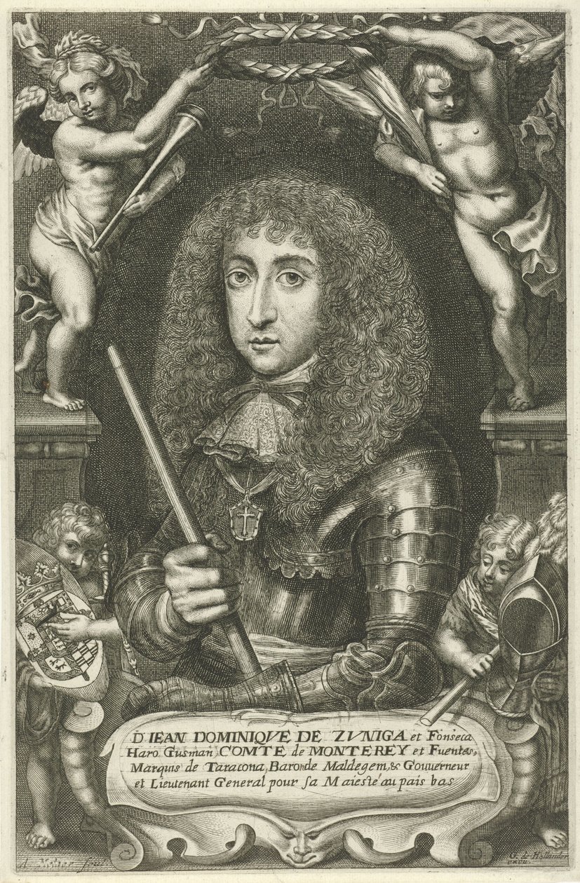 Retrato de Juan Domingo de Zuñiga e Fonsecaa de Adriaen Millaert
