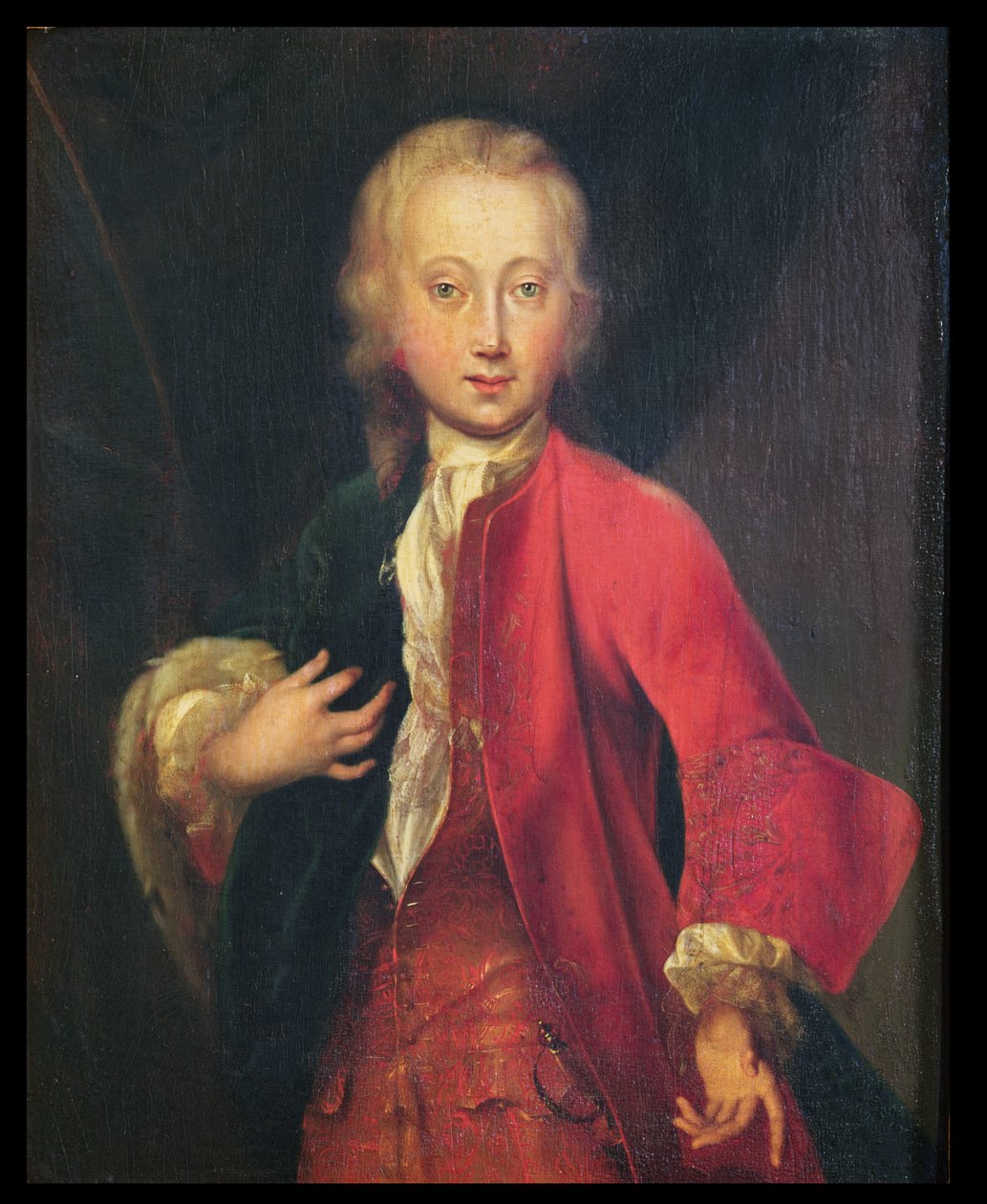 Retrato de Comte Maurice de Saxe (1696-1750) Quinze anos, c.1711 de Adriaan van der Werff