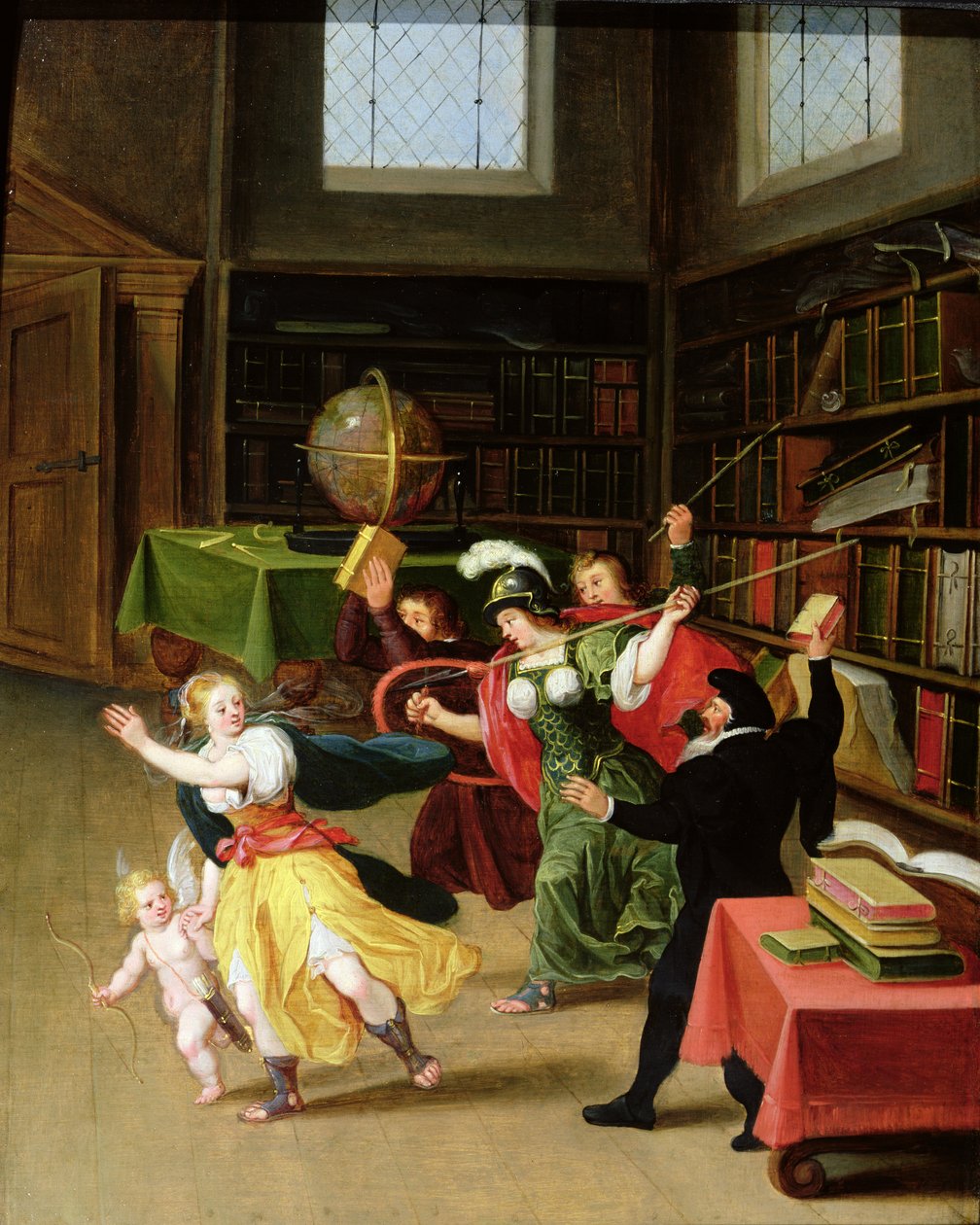 Uma alegoria da razão superando o desejo de Adriaen van Stalbempt