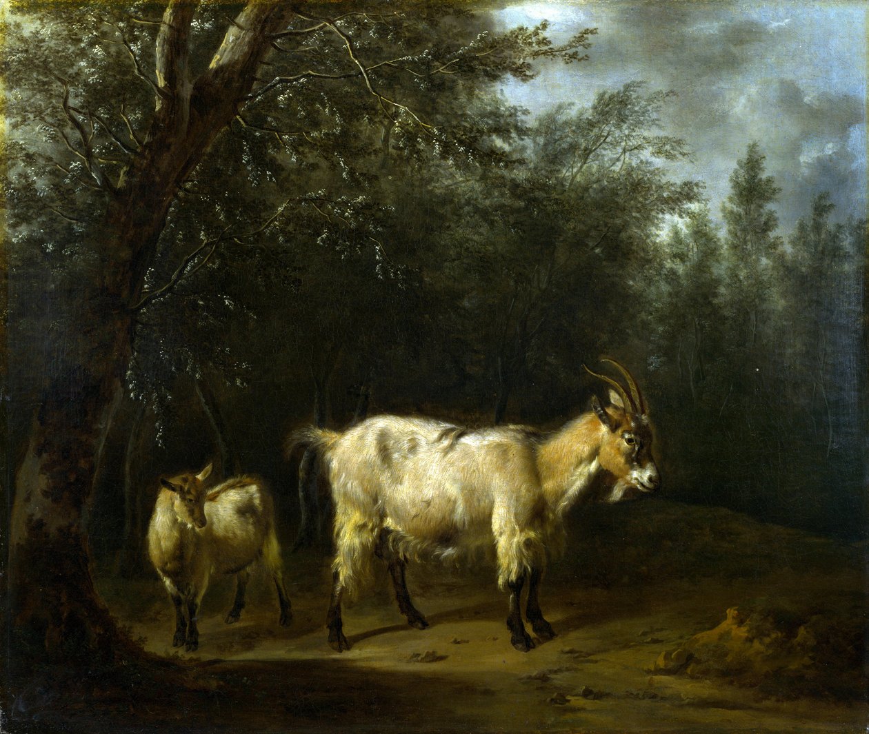 Uma cabra e uma criança de Adriaen van de Velde