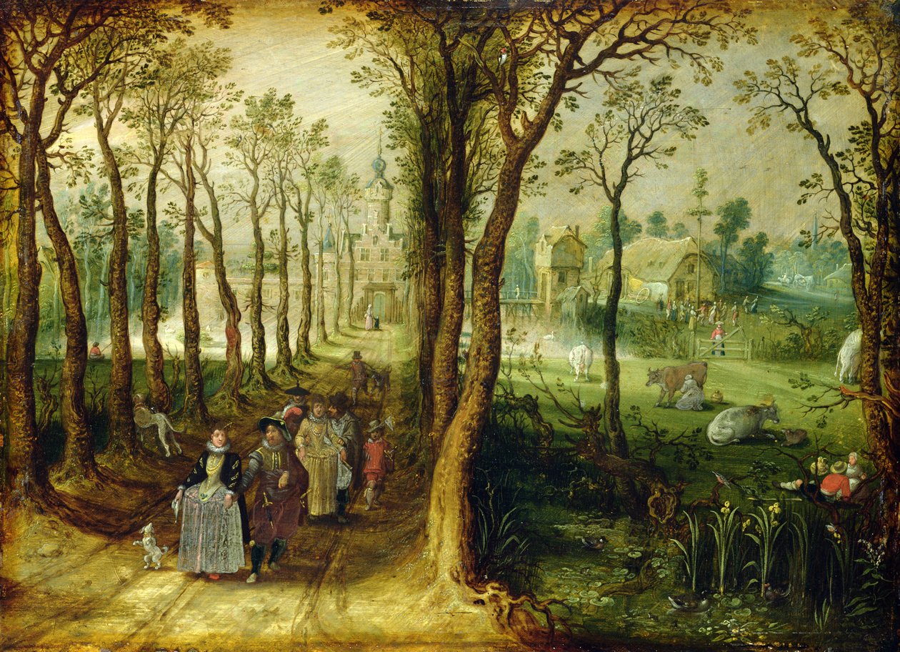 O castelo no pântano de Adriaen van de Venne