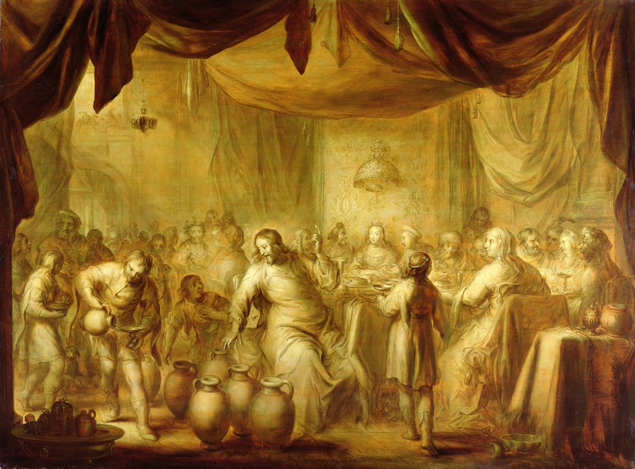 O casamento em Caná de Adriaen van de Venne