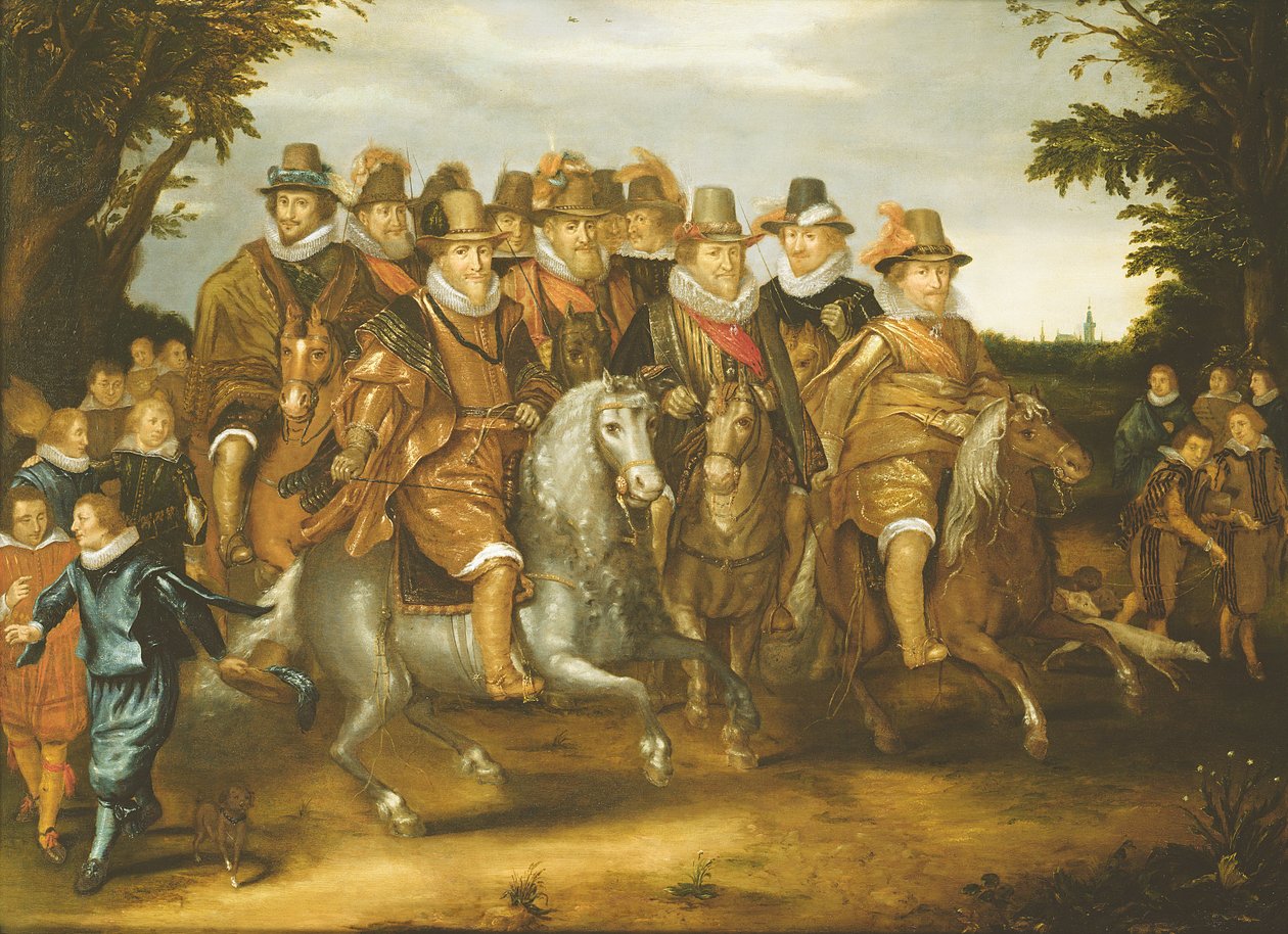 Os príncipes de laranja de Adriaen van de Venne