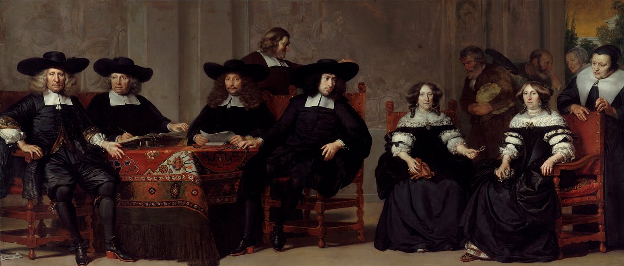 Governadores e Governantas da Casa de Hóspedes dos Antigos Homens e das Mulheres de Adriaen Backer