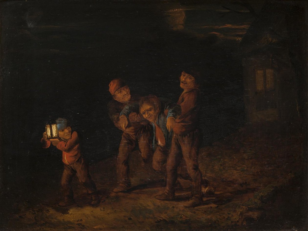 Vendo a casa do bêbado de Adriaen Brouwer
