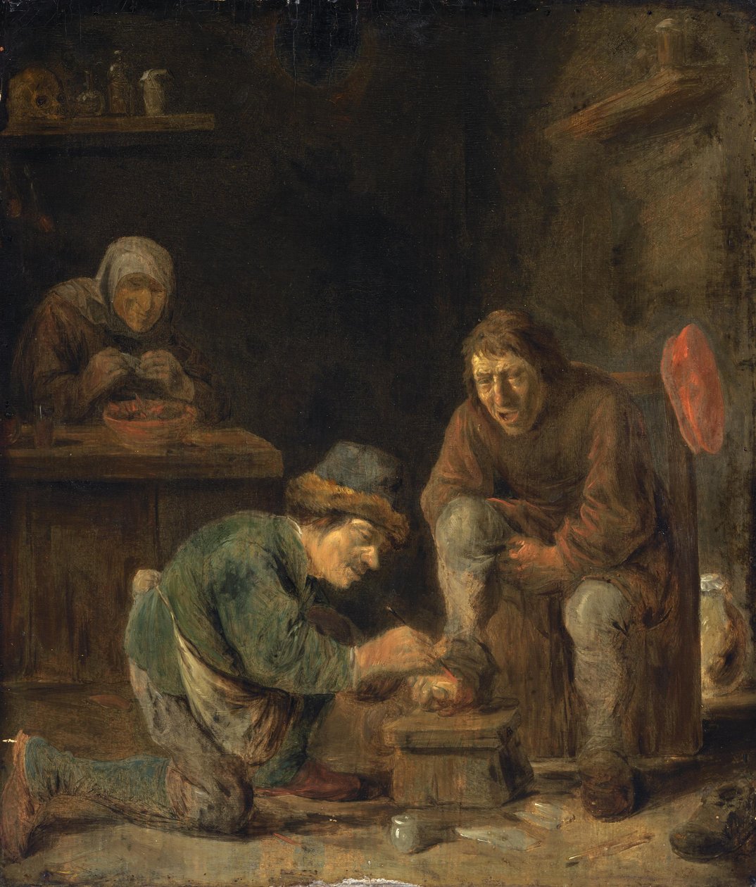 O médico dos pés de Adriaen Brouwer