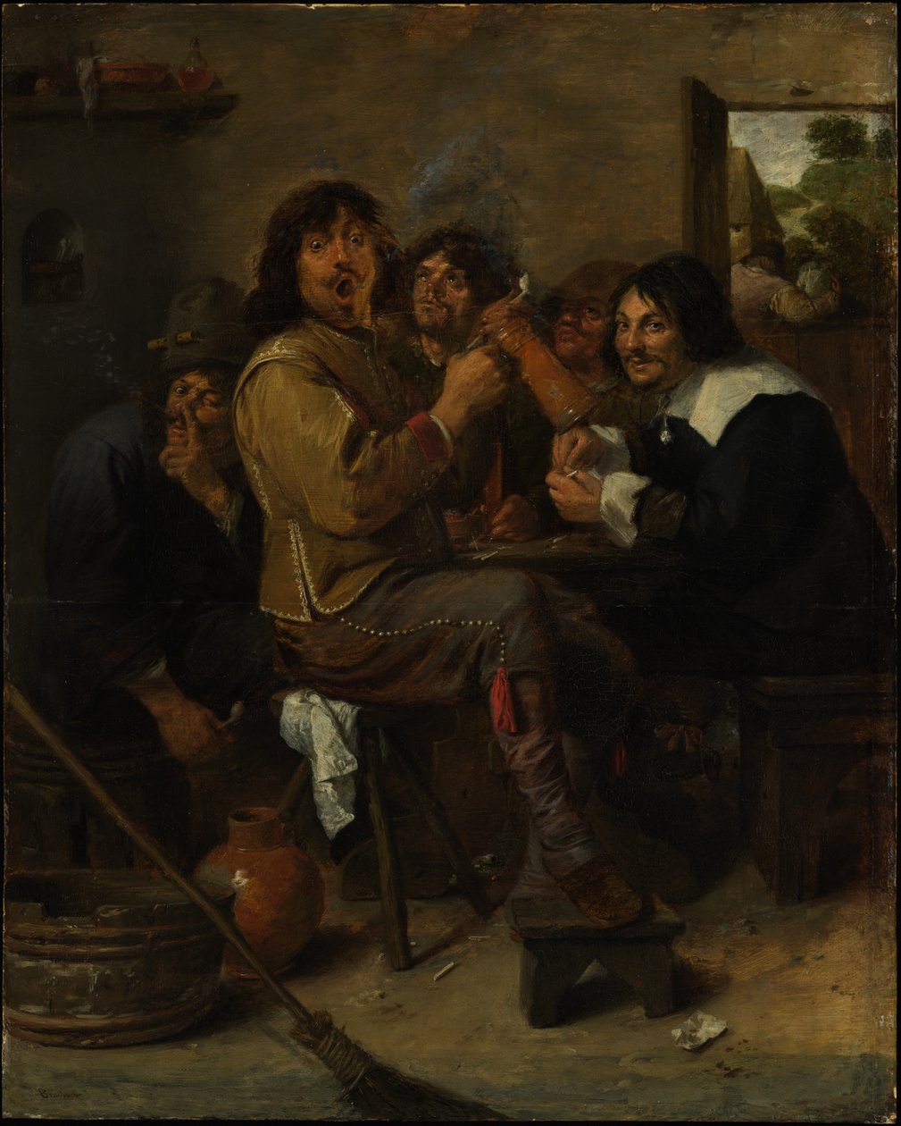 Os fumadores de Adriaen Brouwer