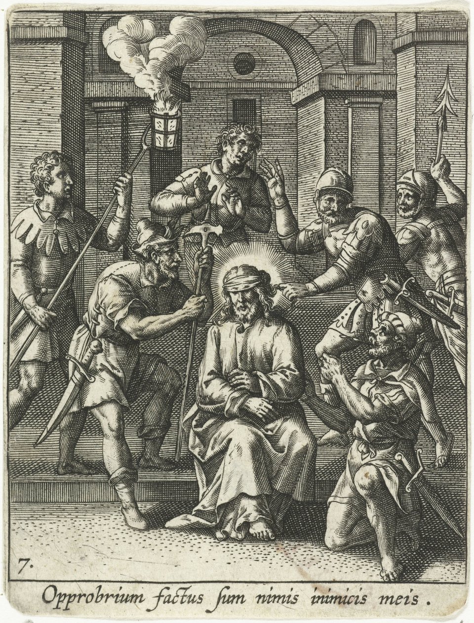 Escárnio de Cristo de Adriaen Collaert