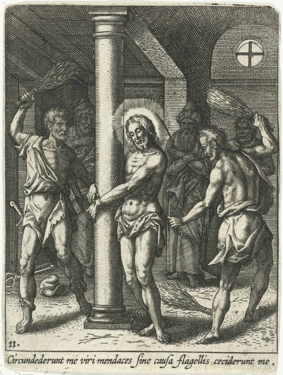 A flagelação de Cristo de Adriaen Collaert