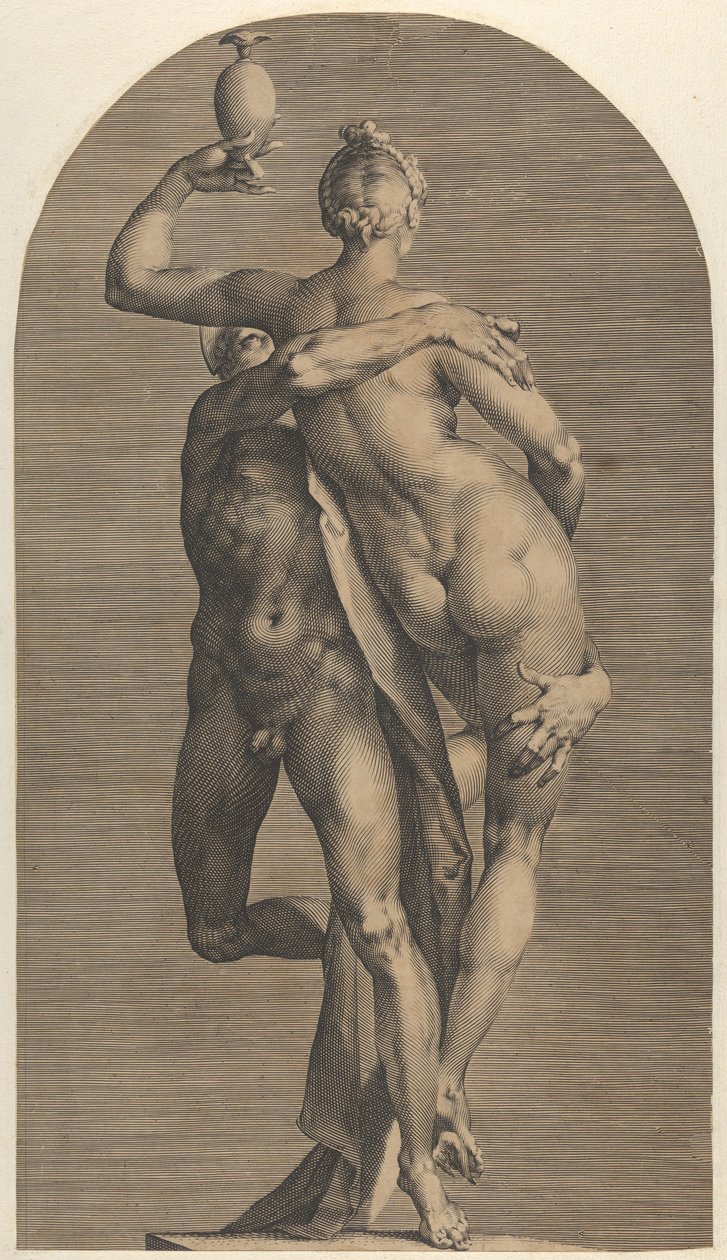 Mercúrio Abduzindo Psique, ca. 1622. de Adriaen Collaert
