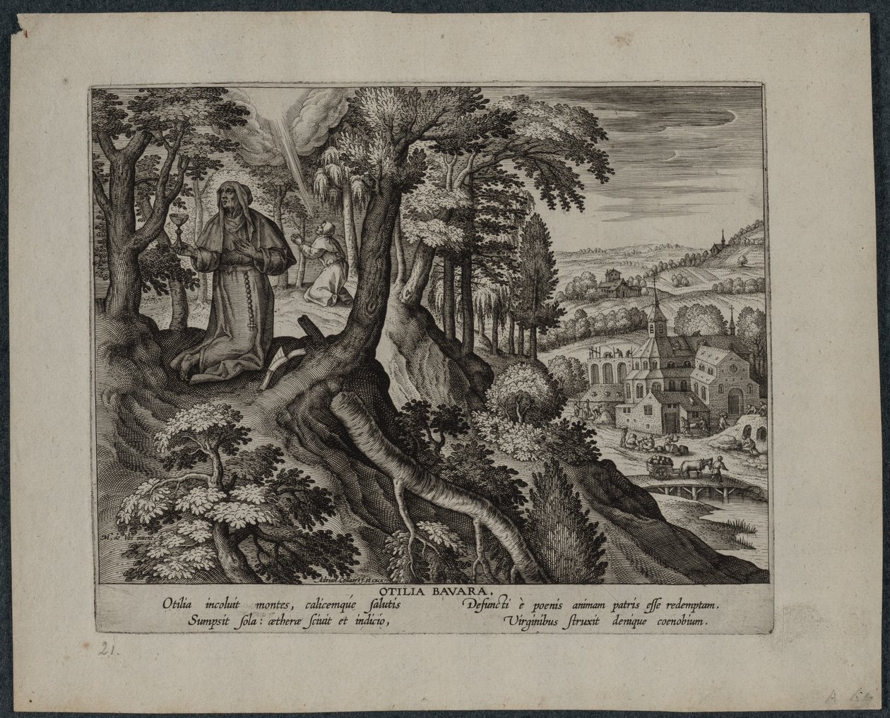 Otilia Bavara. de Adriaen Collaert