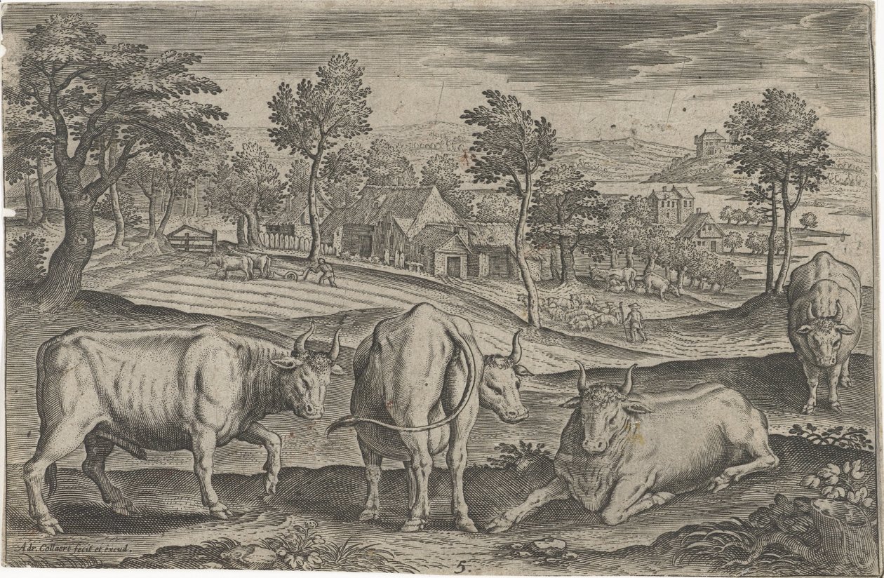 Runderen
Vierpotige dieren (título da série)
Animalivm Qvaddrvpedvm (título da série) de Adriaen Collaert