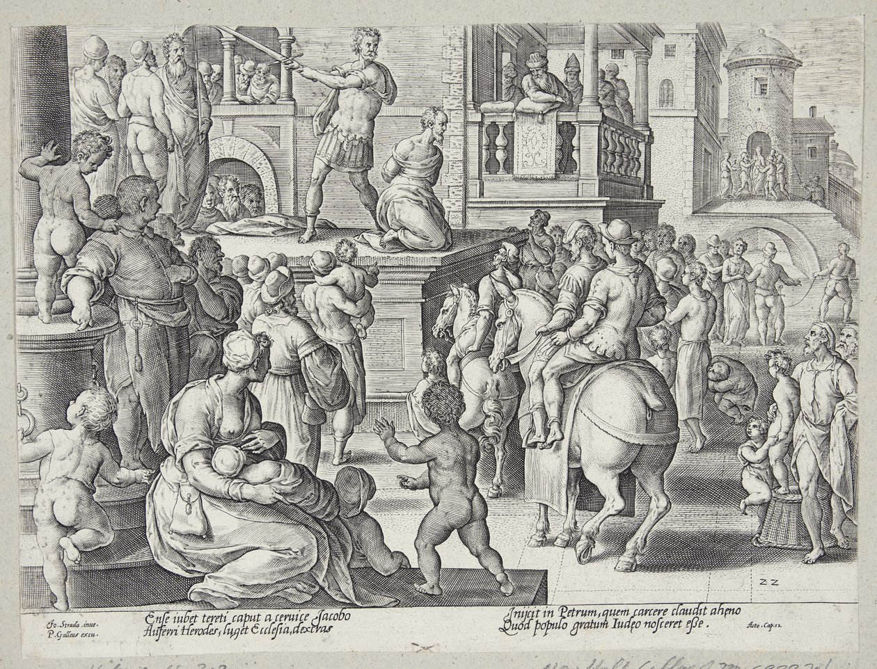 A decapitação de São Tiago de Adriaen Collaert