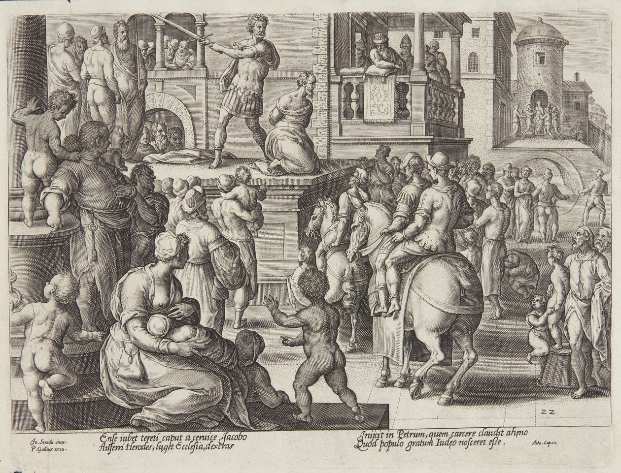 A decapitação de São Tiago de Adriaen Collaert