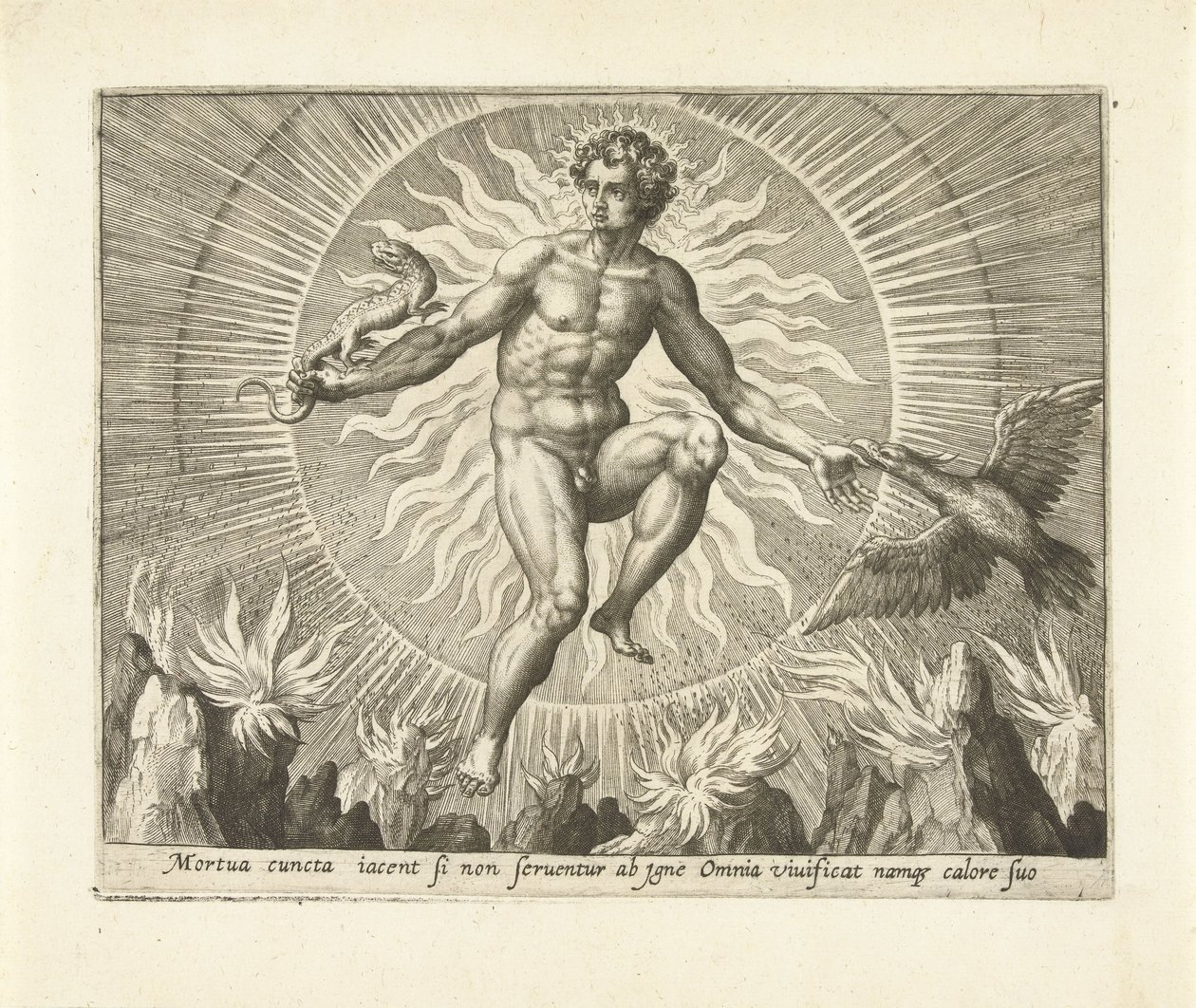 Incêndio
Os quatro elementos (título da série) de Adriaen Collaert