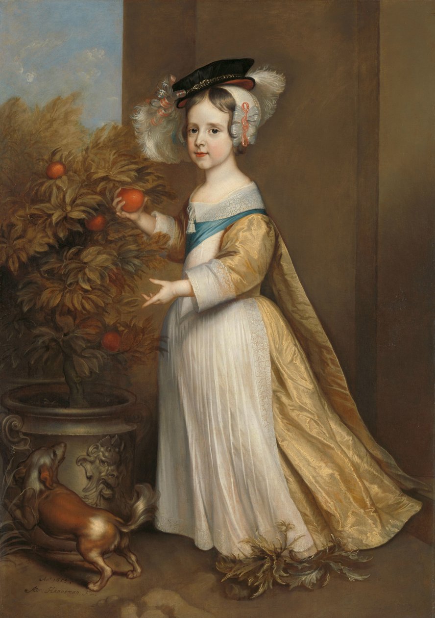Guilherme III (1650-1702), Príncipe de Orange, quando criança de Adriaen Hanneman