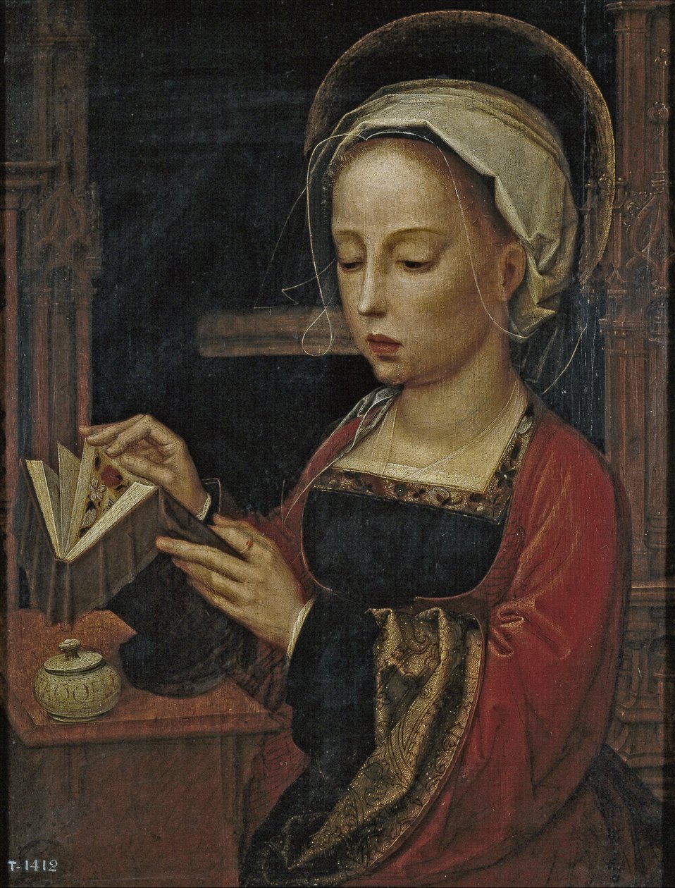 Mary Madalena Reading de Adriaen Isenbrandt or Isenbrant