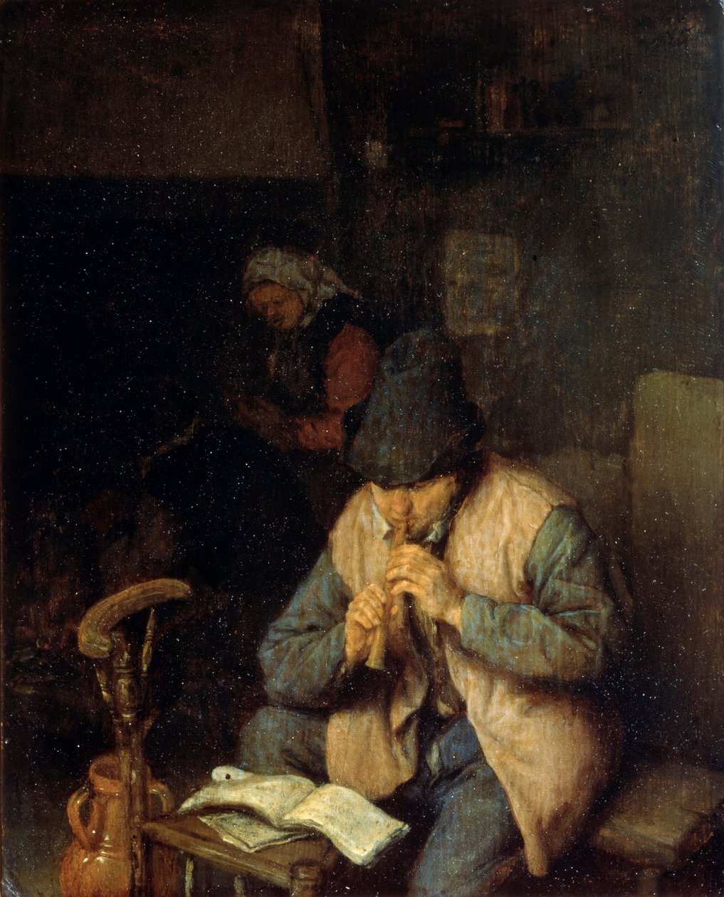 Flautista, c1660 de Adriaen Jansz. van Ostade