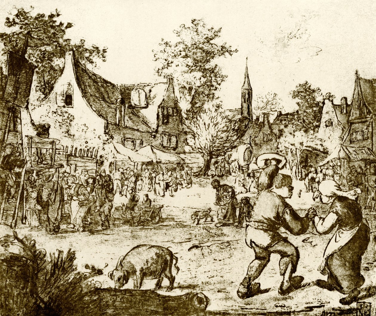 Parque de diversões holandês de Adriaen Jansz. van Ostade