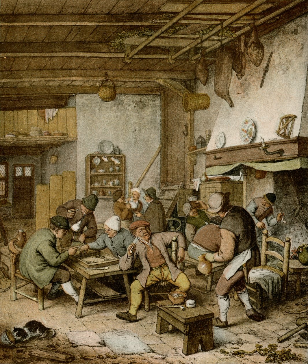 Taberna camponesa holandesa de Adriaen Jansz. van Ostade