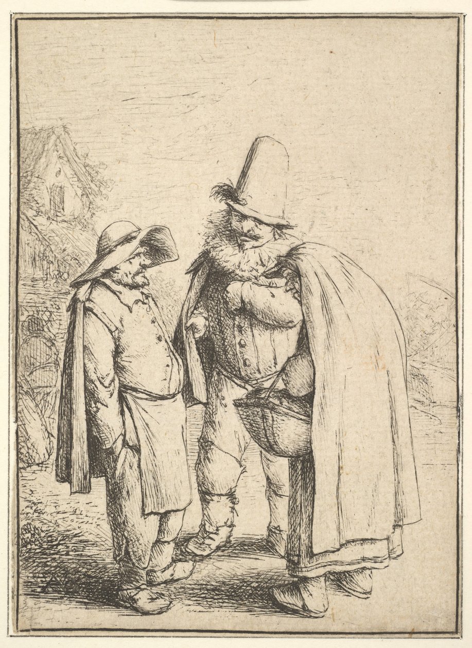 Figuras grotescas, 1610-85. de Adriaen Jansz. van Ostade