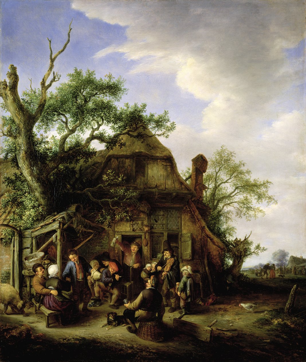 Camponeses Felizes, 1648 de Adriaen Jansz. van Ostade