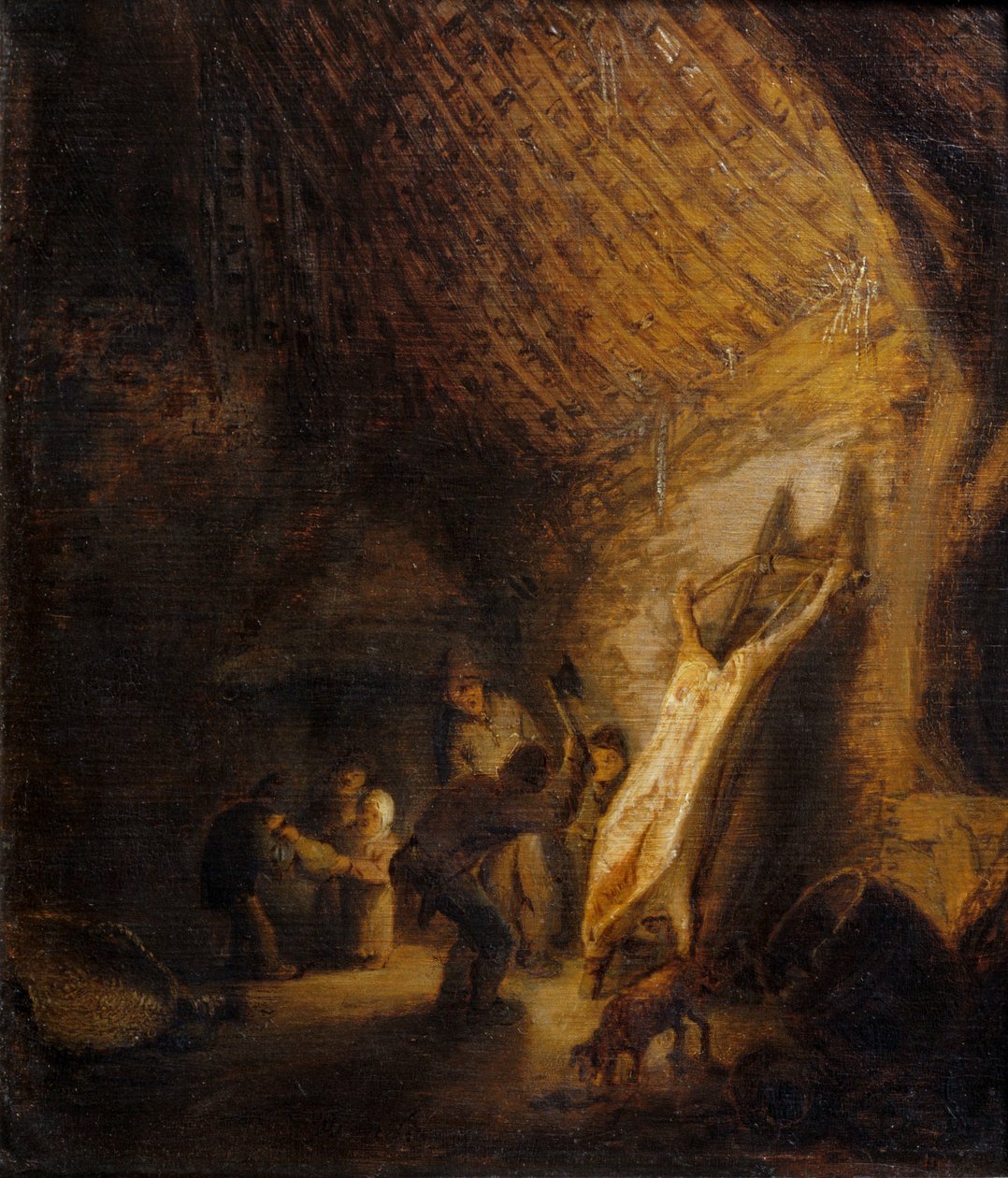 Abate de porcos ... de Adriaen Jansz. van Ostade