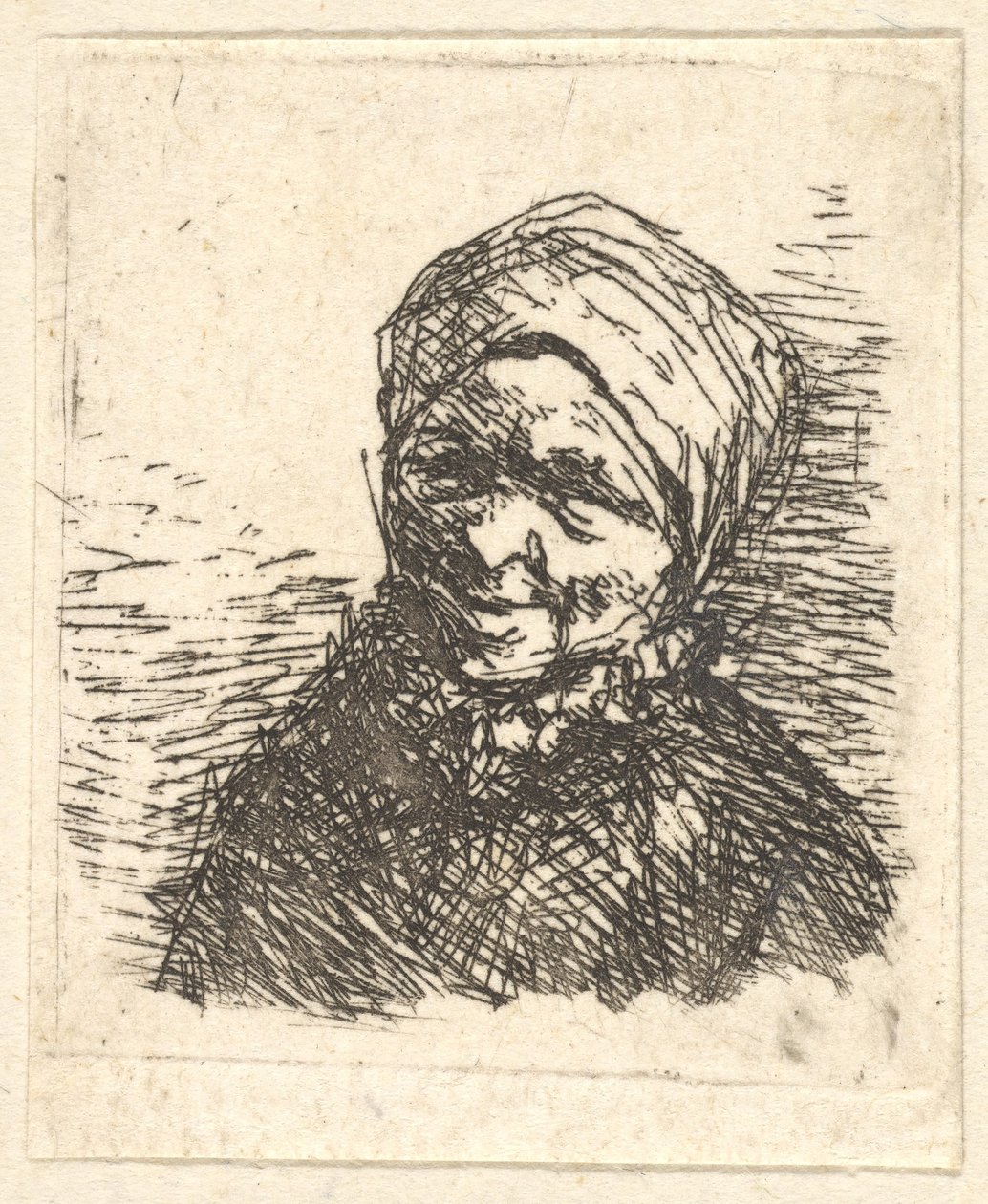 Camponesa, 1610-85. de Adriaen Jansz. van Ostade