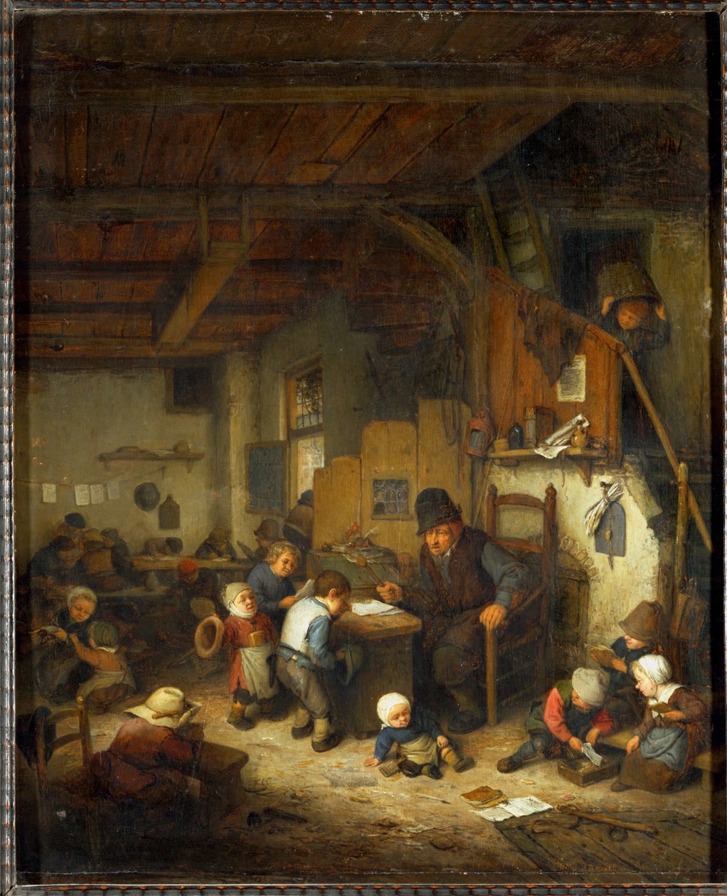 O mestre-escola ... de Adriaen Jansz. van Ostade