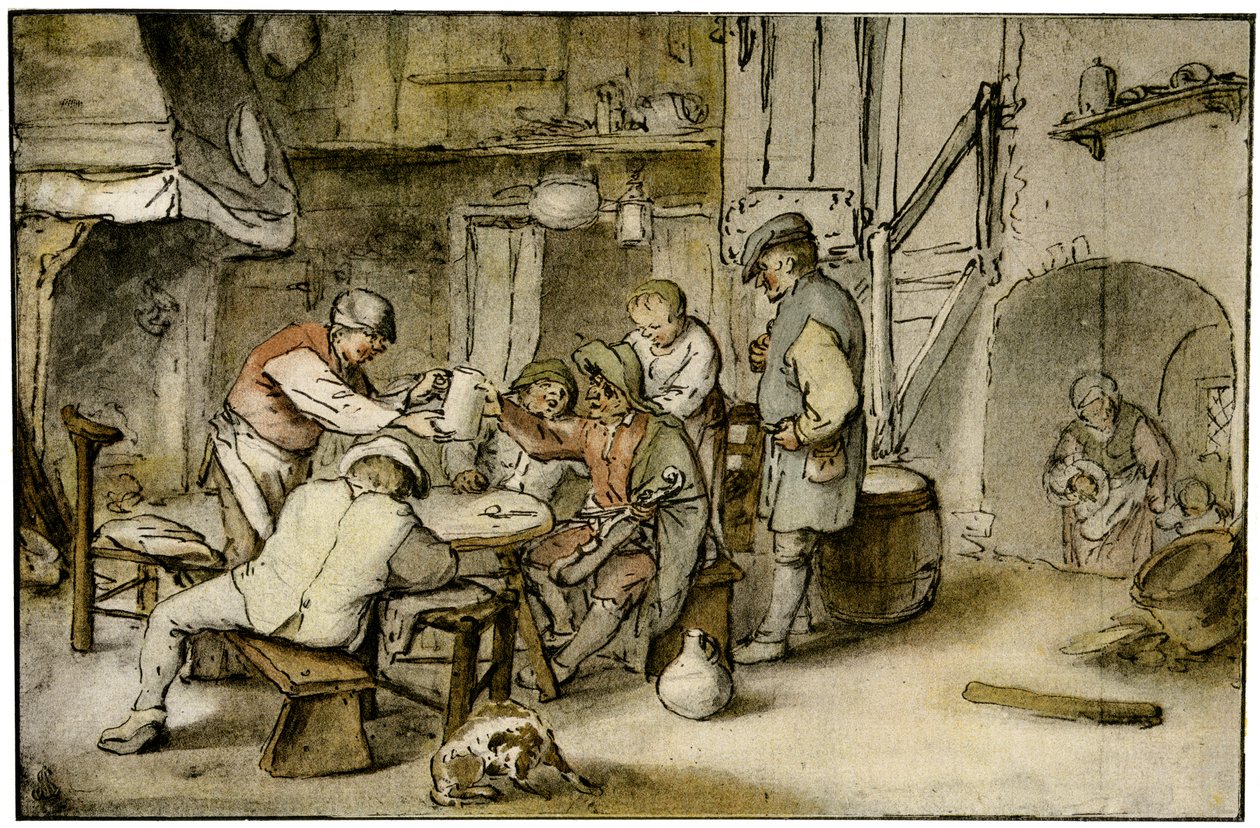 O músico de Adriaen Jansz. van Ostade