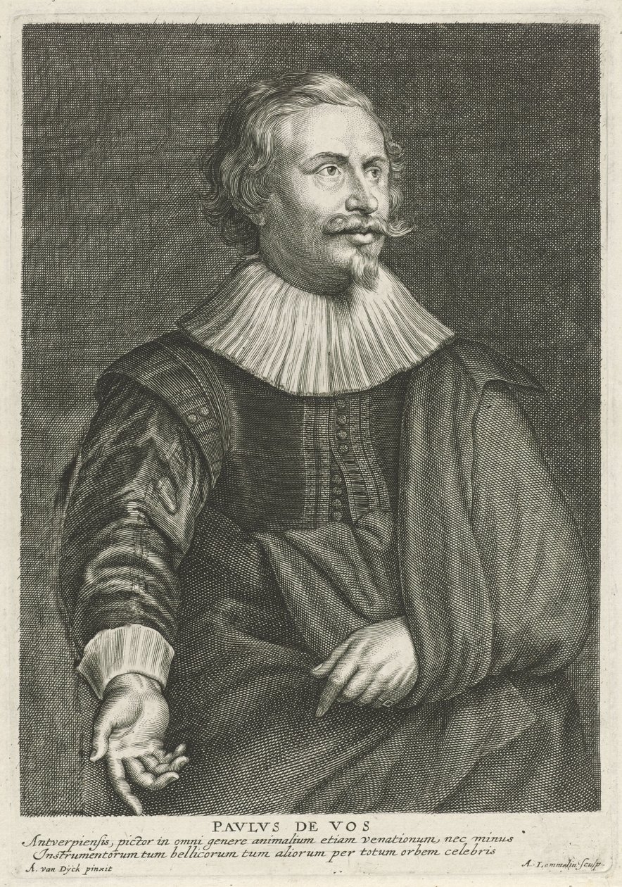 Retrato de Paul de Vos de Adriaen Lommelin