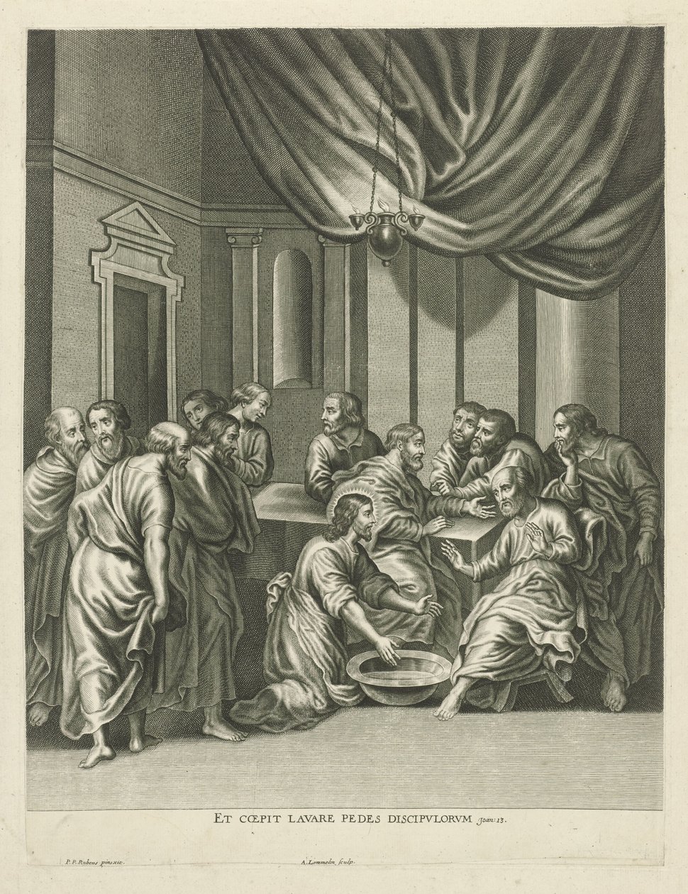 Lava-pés de Pedro de Adriaen Lommelin