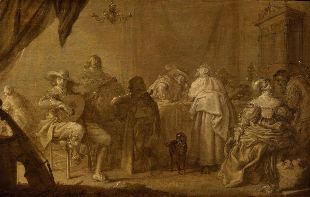 Uma festa musical de Adriaen Pietersz van de Venne