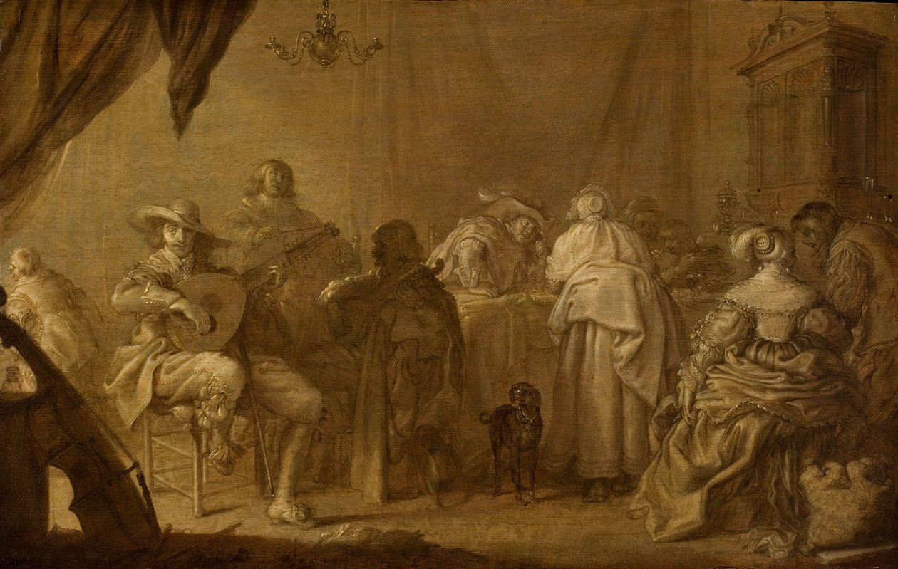 Uma festa musical de Adriaen Pietersz. van de Venne