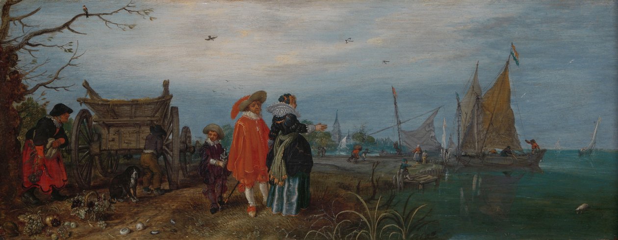 Outono (Conversação) de Adriaen Pietersz van de Venne