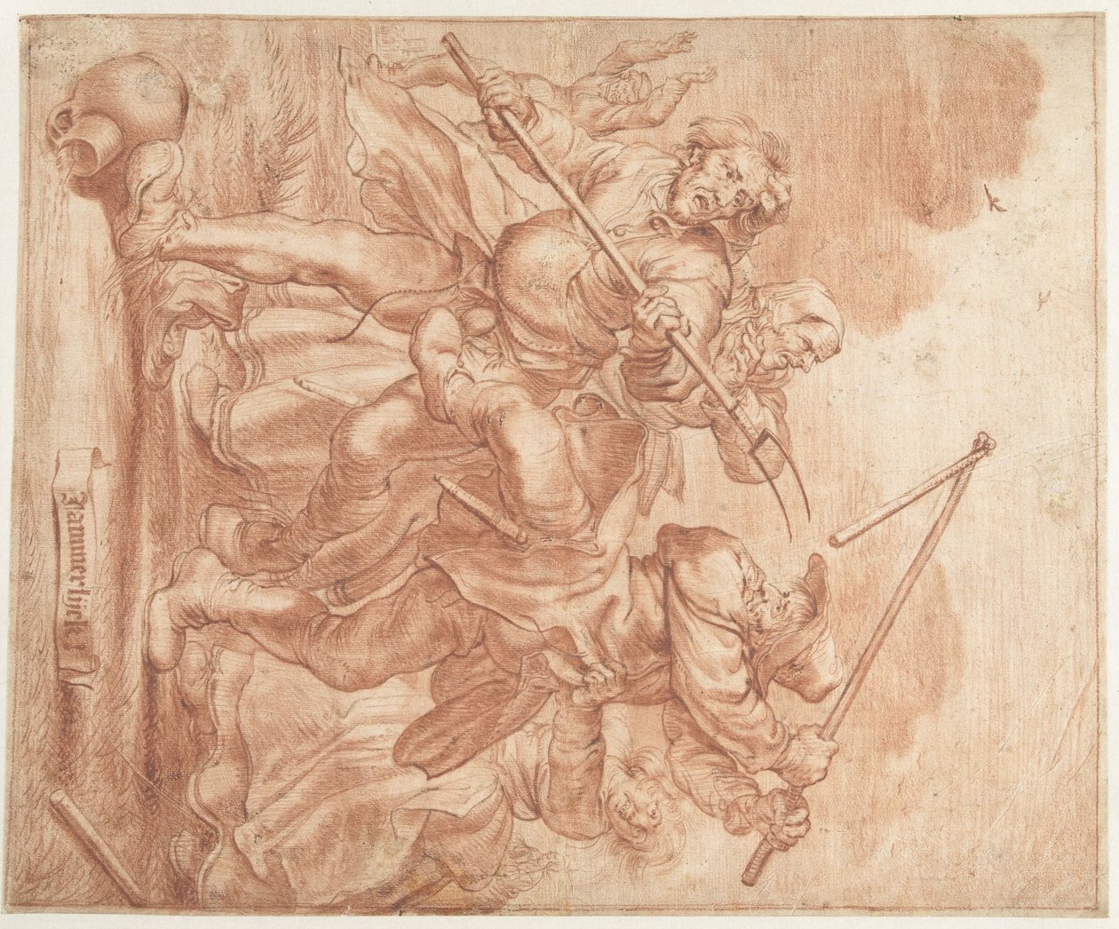 Lamentável! (título no objeto) de Adriaen Pietersz van de Venne