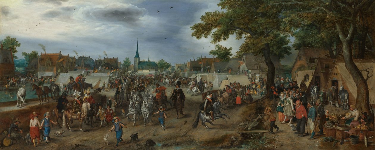 Os príncipes Maurice e Frederick Henry na Feira do Cavalo de Valkenburg
Os príncipes Maurits e Frederik Hendrik na Feira do Cavalo de Valkenburg de Adriaen Pietersz van de Venne